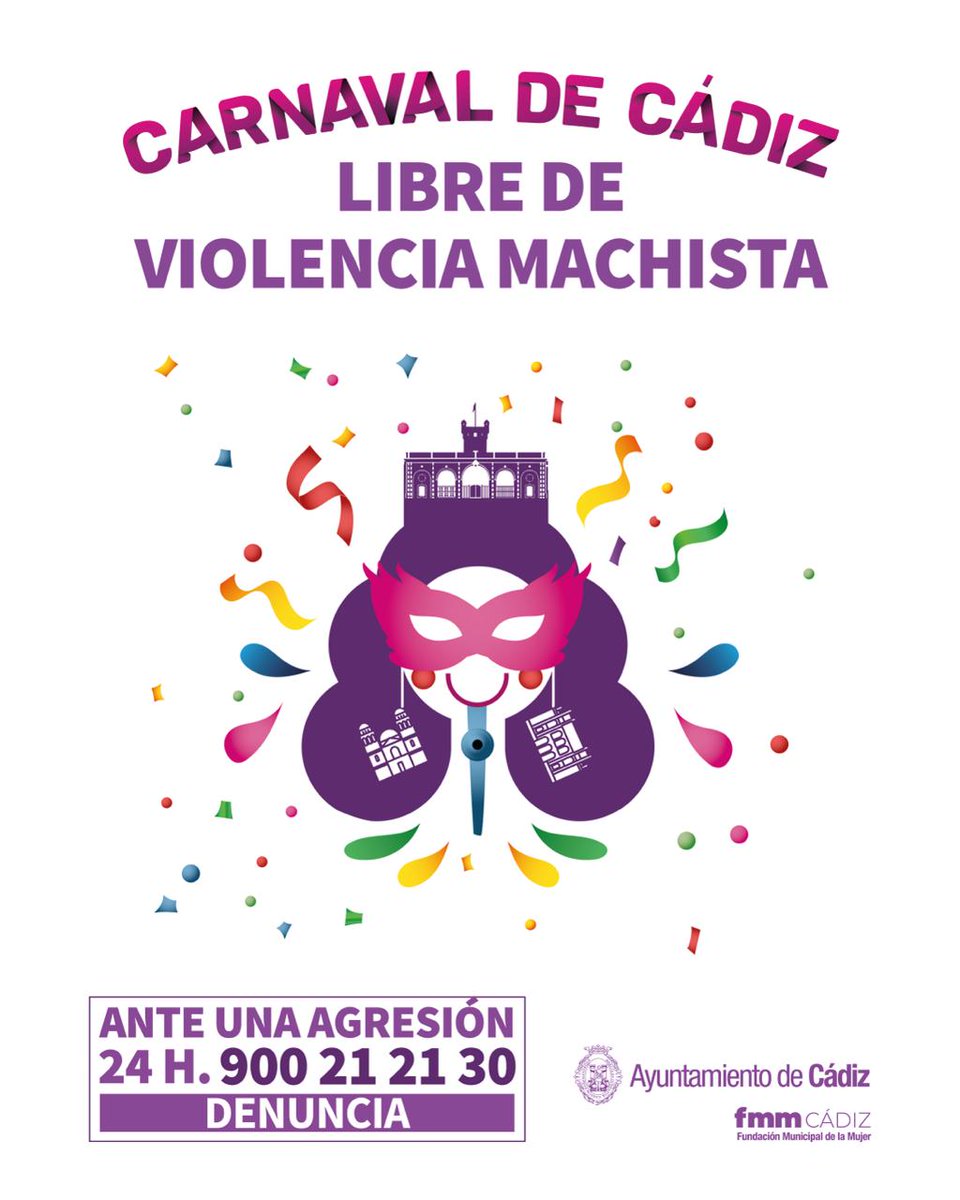 Cadiz_es's tweet photo. 🔵 #Cádiz y su #Carnaval, contra la violencia machista https://t.co/TQfcRyPaXD