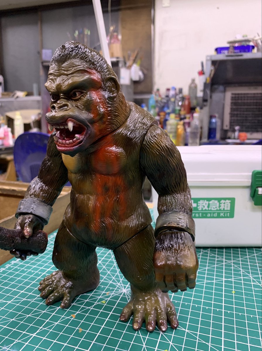 本日のワンオフ巨猿さん。他の商品もひたひたと進行中