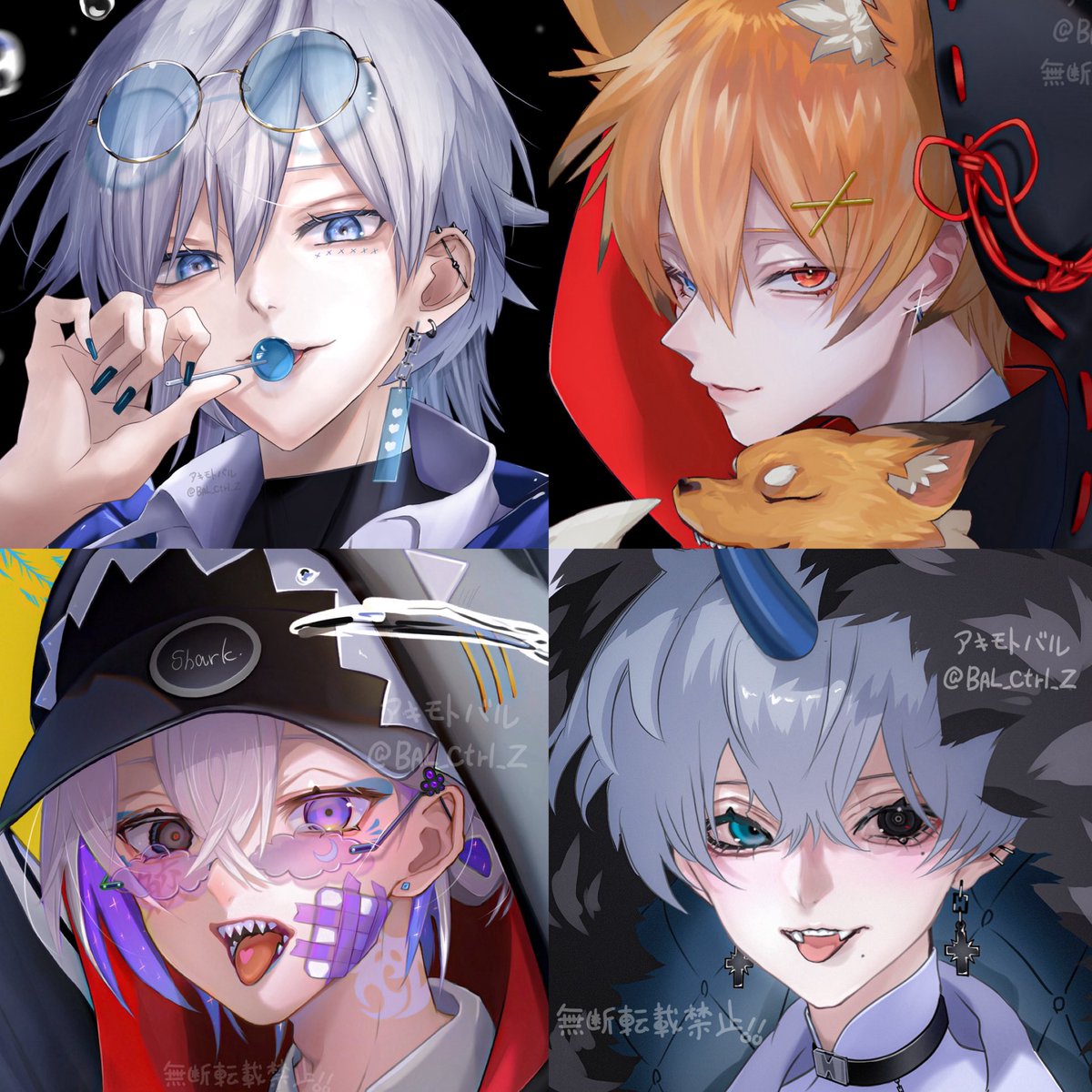 鮮やかな色使いでかっこよすぎるイラストを描かれるバルちゃん