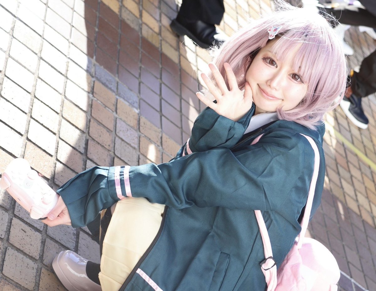 ダンガンロンパ*̩̩̥DANGANRONPA*̩̩̥七海千秋*̩̩̥コスプレ

·°.°⑅ପ₍ᐢ｡•༝•｡ᐢ₎ଓ⑅°.

🎮日向くんのかっこいいところを見せてもらおうかな！

📷→<a href="/rimu0409/">てとら</a> 様　𝕋𝕙𝕒𝕟𝕜 𝕪𝕠𝕦✨

#cosplay