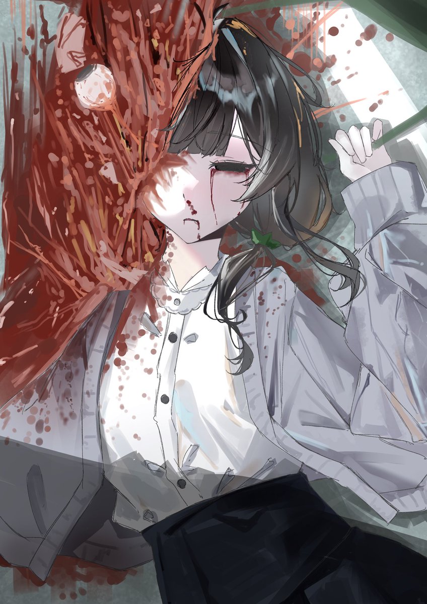 帰り道にはねられちゃったナノカちゃん💥🩸
(リョナグロ注意)