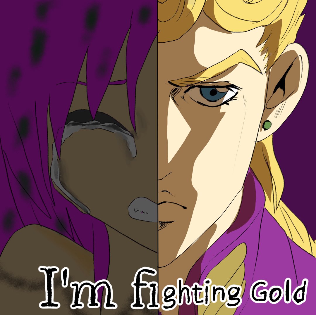 #JJBA fighting gold