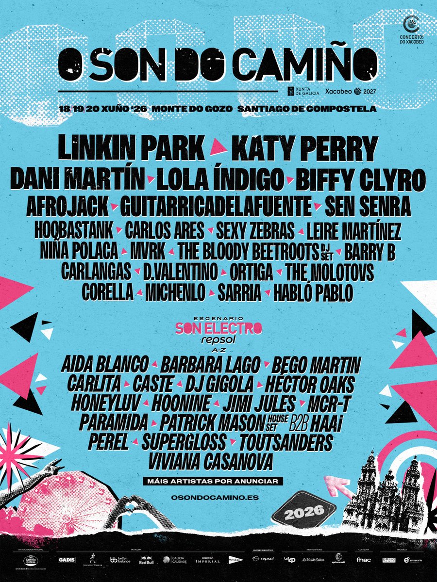 XA ESTÁ AQUÍ #OSDC26 🤸🎡💫
Vémonos o 18, 19 e 20 de xuño! 🚨 ÚLTIMOS abonos á venda en osondocamino.es

#OSonDoCamiño