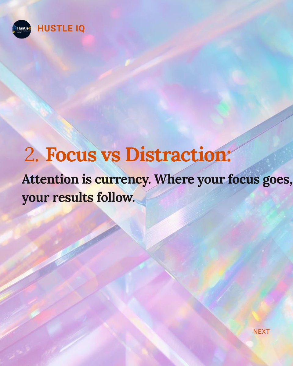 oluwa_damilola8's tweet image. Invest in yourself before expecting investors.
Follow @HustleIQ for hustle wisdom 💡💰
#HustleIQ #MorningBattle #InnerDiscipline #HustleMindset