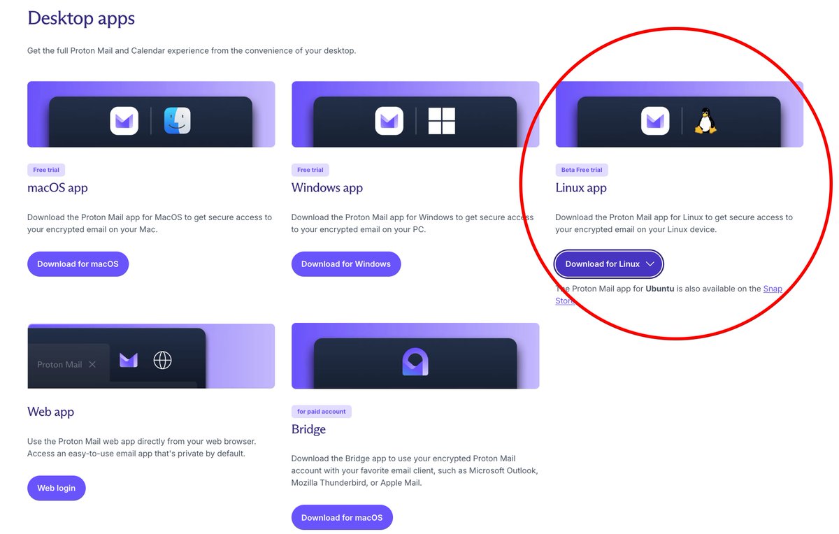 Proton Mail tweet media