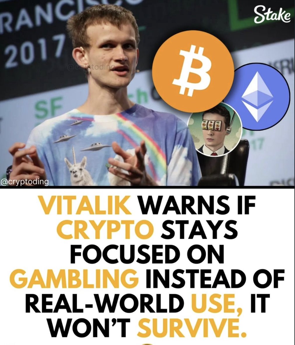 rickdanielm's tweet photo. “If crypto stays focused on gambling instead of real-world use, it won’t survive.” - Vitalik

This is the core issue.

At @Decaf_so we believe that we NEED to tell more stories about real-world use and impact if we ever want to see crypto credible as infrastructure. https://t.co/t0wkbkeQZa
