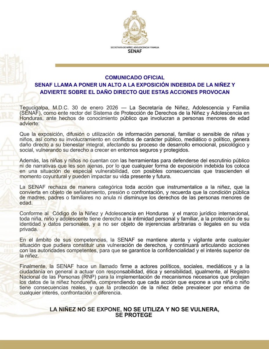 Secretaría de Niñez, Adolescencia y Familia tweet media