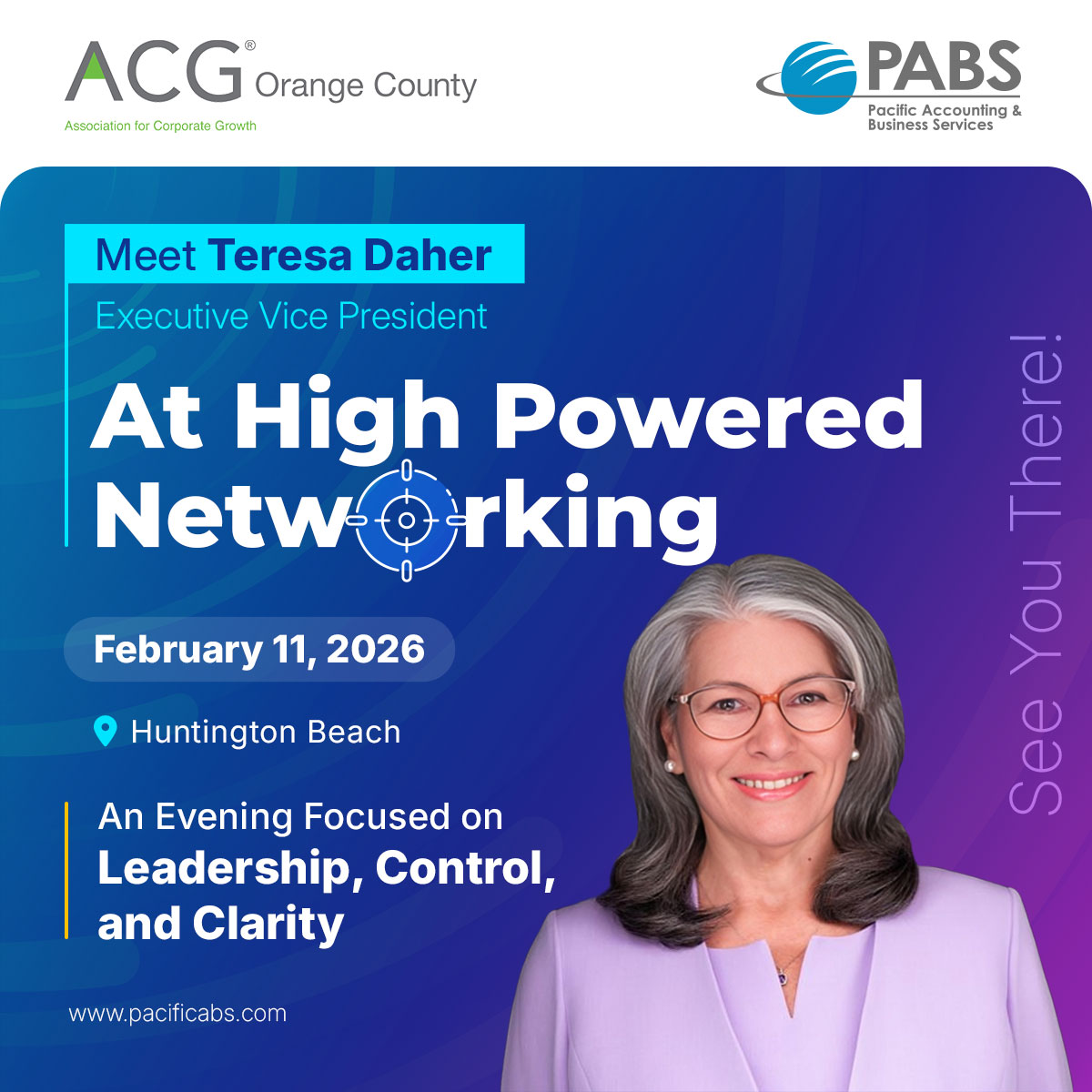 Looking forward to the High Powered Networking Event on February 11 in Huntington Beach.

#NetworkingEvent #BusinessLeaders #LeadershipConnections #FinancialClarity #ProfessionalNetworking