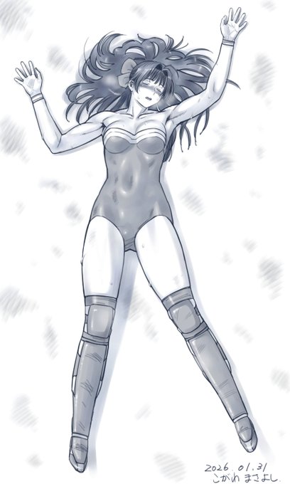 習作165:武藤めぐみさん(レッスルエンジェルス