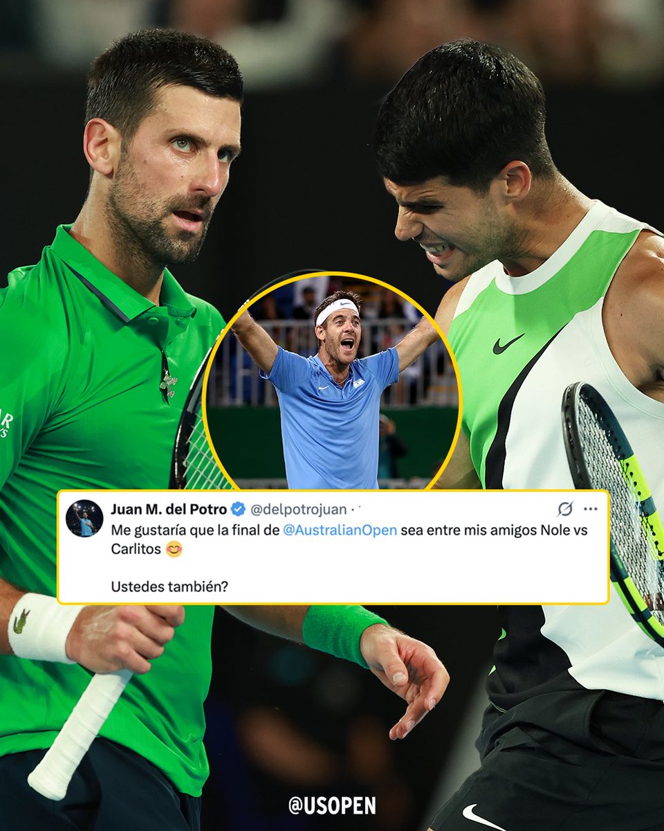 usopen's tweet image. Y sus amigos tendrán enfrentamiento 🍿🤩