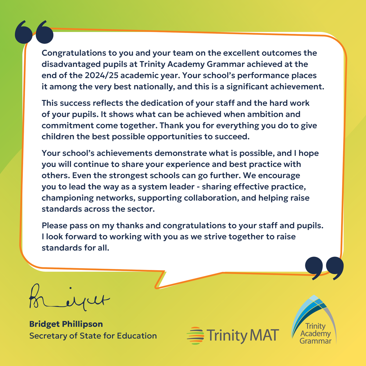 Trinity MAT tweet media