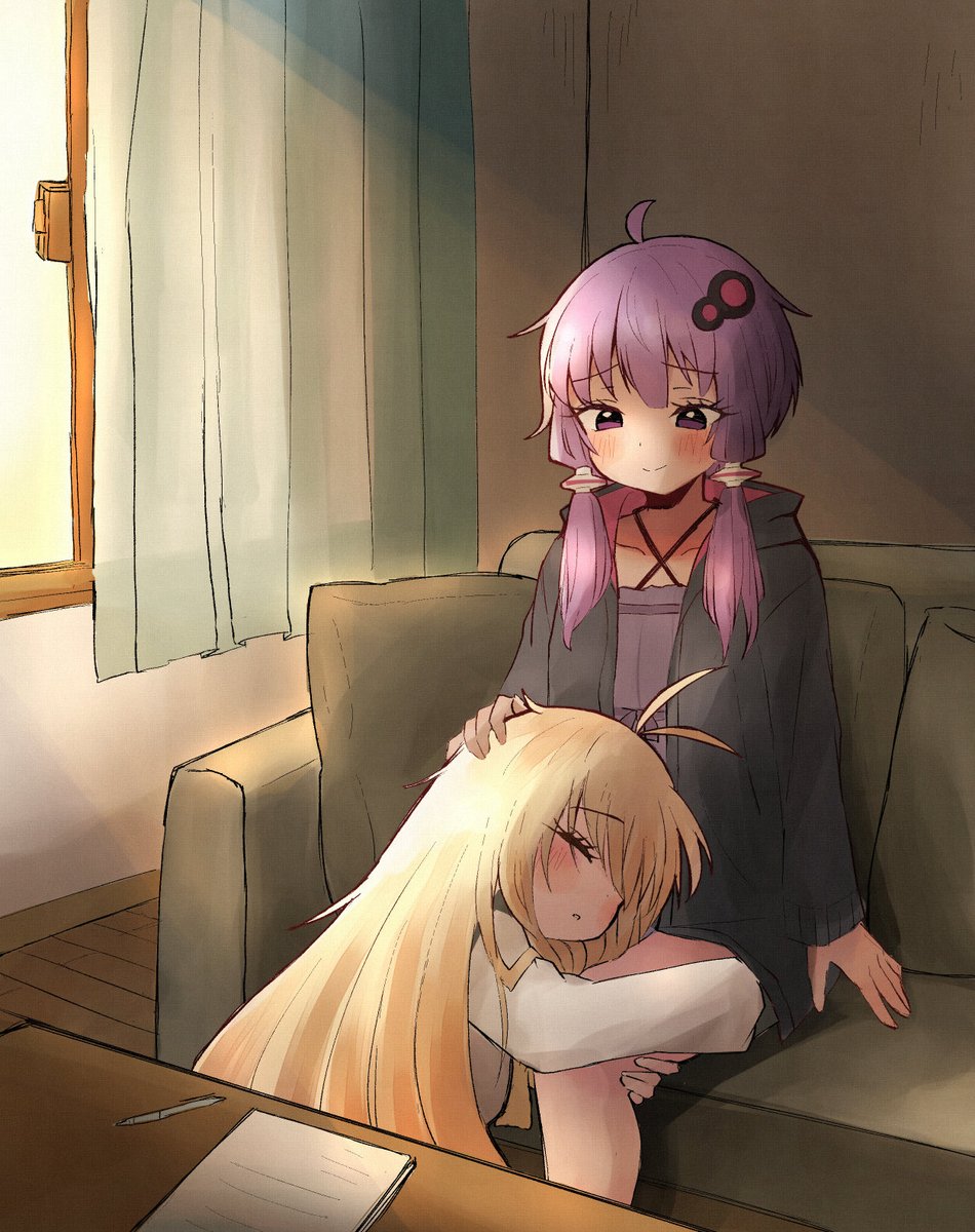 aoihon's tweet image. 安らぎの場所
#ツルマキマキ #弦巻マキ
#結月ゆかり