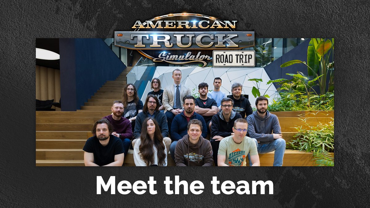 Meet the team behind the Road Trip project for American Truck Simulator! 🤝

You will find out more about them, including what they are working on in this project, as well as what they are looking forward to 🚗

Read more 👇
blog.scssoft.com/2026/01/road-t…