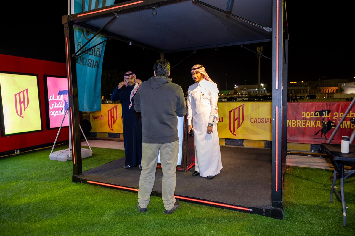 QADCommunity's tweet image. سعدنا بمشاركة جمعية @Numu_NPO في مباراة #القادسية_الهلال شراكة تهدف لرفع الوعي البيئي، وتعزيز دور البحث والابتكار في صناعة مستقبل أكثر استدامة 👏🏻❤️

#القادسية