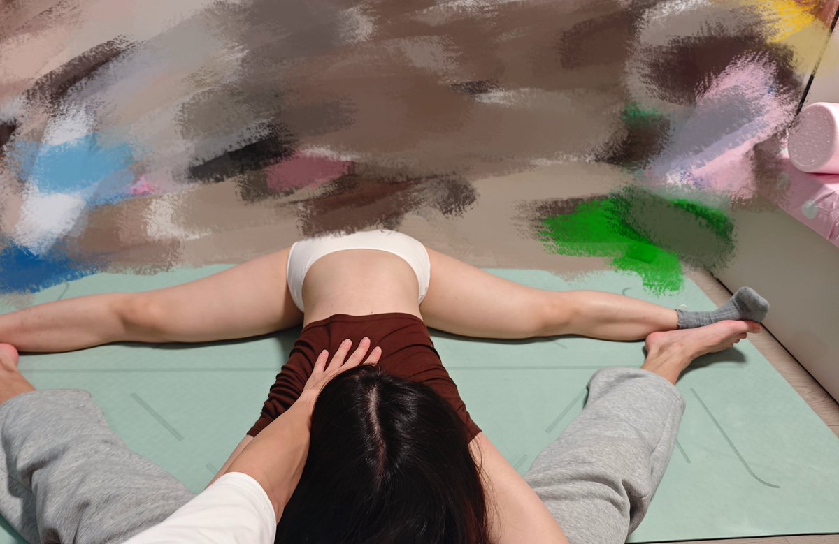 横叉 <a href="/Youxinyuyi/">Rose petal</a> 
#软开 #一字马