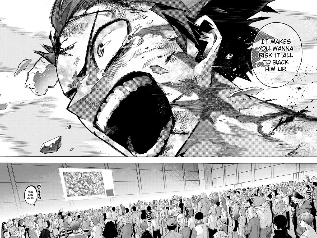 I think people are missing the point Gigguk was trying to make. He meant that Deku never had the same "aura" as a character like All Might or other shonen protagonists like Ichigo, Naruto, Luffy, or Goku.

Deku never gives off the "Everything will be okay because I'm here"