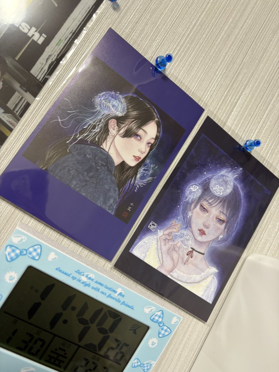 この個展綺麗だった〜🪼 ポストカード買った🌟 かっこいい