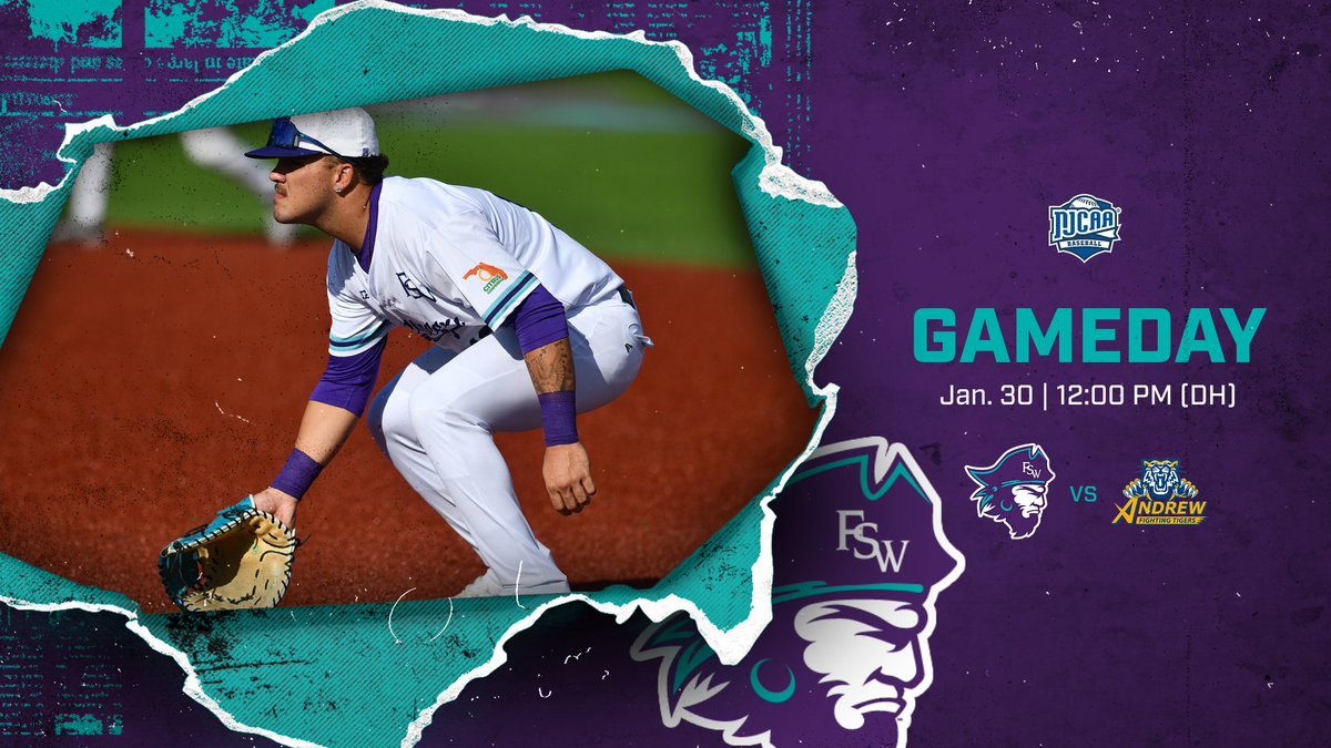 IT'S GAMEDAY BUCS FANS! The 3rd ranked Bucs open a three game set with the Fighting Tigers today at noon!

⚾️ vs. Andrew
🕛 12:00 PM (DH)
🏟️ Buccaneers Park
📺 FSWBucs.com/FSWBucsLive
📊 (G1) tinyurl.com/mswe4rdw
📊 (G2) tinyurl.com/5bdkmsjw
📰 tinyurl.com/53jkatsn