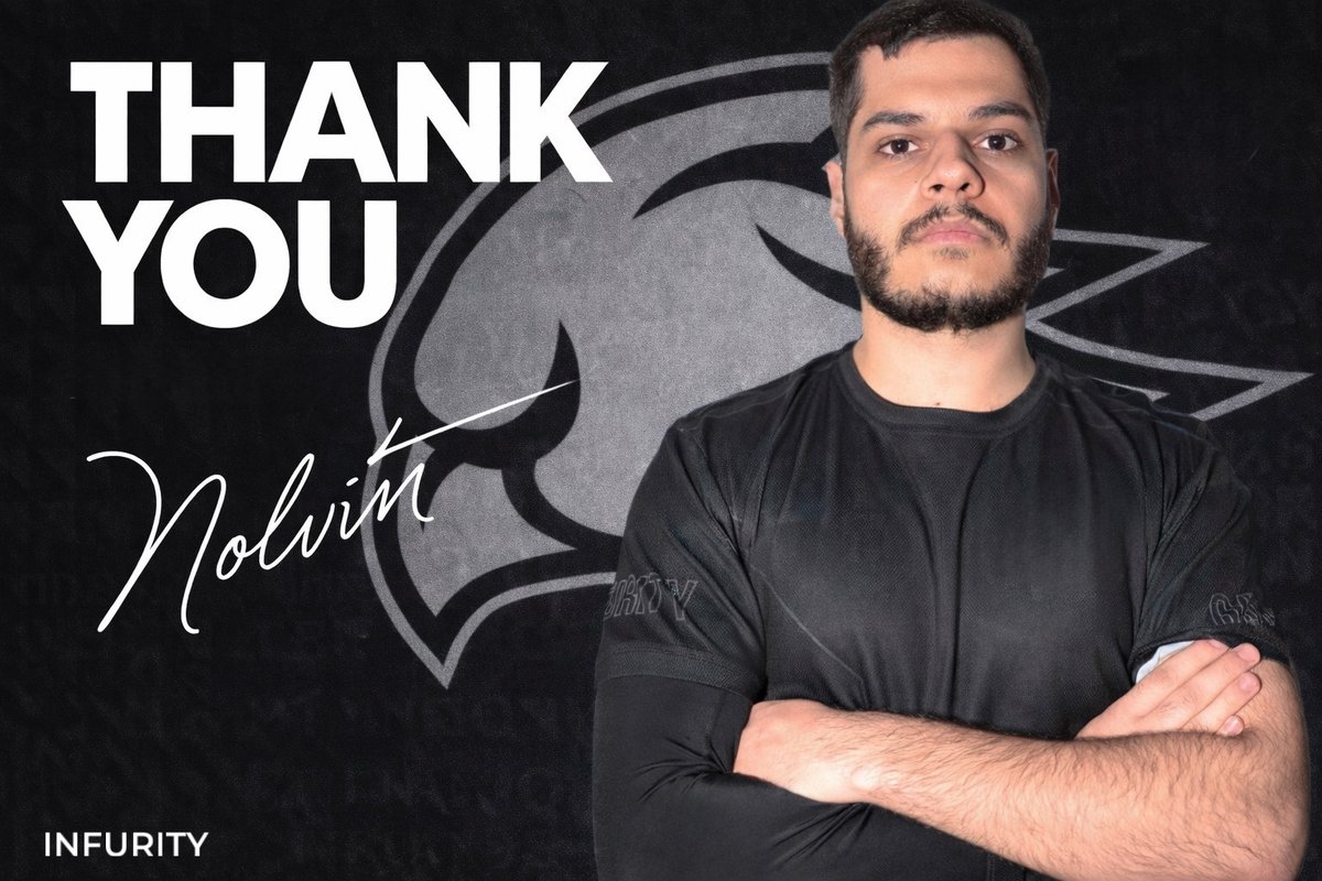 Thank you <a href="/Nolv1n/">Nolv1n</a> ⭐️

Today we say goodbye to <a href="/Nolv1n/">Nolv1n</a> who has been an integral part of Infurity. Your contributions helped us win GGL, Bergen Games, and push through multiple bootcamps and seasons. You brought real skill and reliability to the team, which we are very thankful