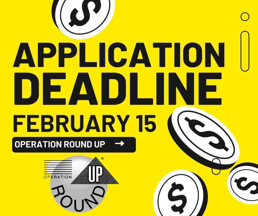MiEnergyCoop's tweet image. The Operation Round Up application deadline is just around the corner......February 15th. 

&amp;lt;small change adds up&amp;gt; 

A list of program guidelines and the application form is available at
mienergy.coop/operation-round
#MakeAChange #OperationRoundUp