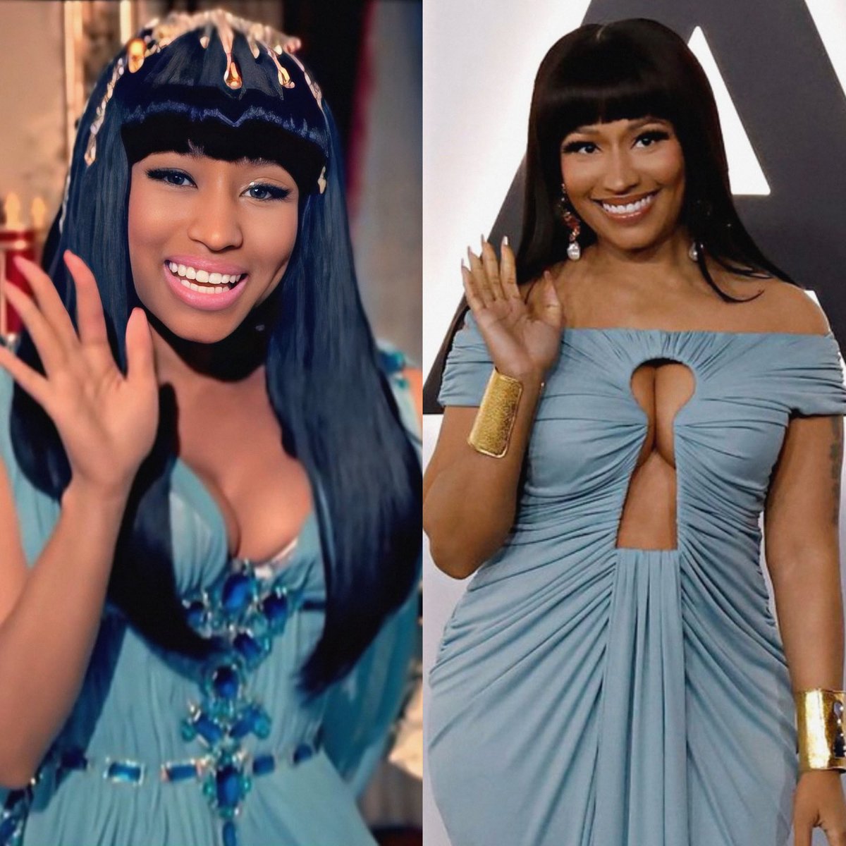 Nicki’s beauty is breathtaking 😮‍💨🥰🩵 <a href="/NICKIMINAJ/">Nicki Minaj</a>