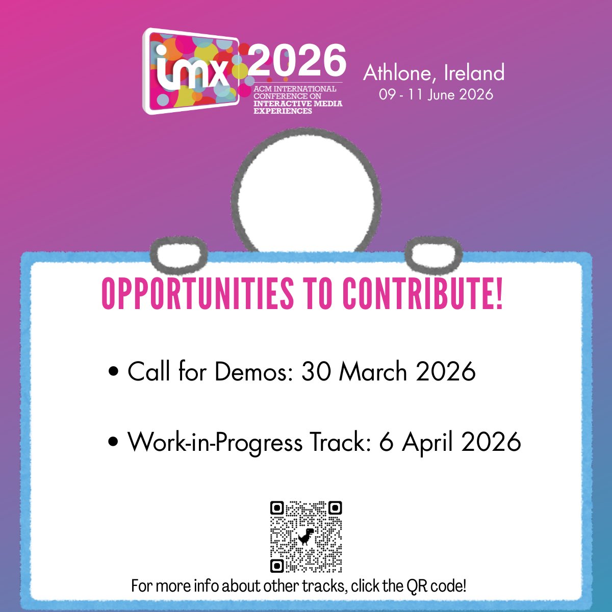 ACM Interactive Media Experiences (IMX) tweet media