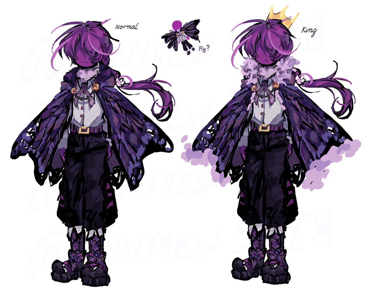 purple desgin yipppeeee ⊂((・ ・))⊃ #alanbecker #alanbeckerfanart # ...