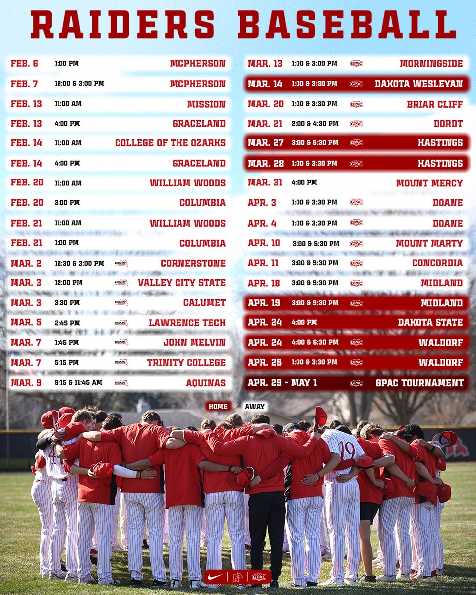 The 2026 season is just one week away!

#NWCRaiders
