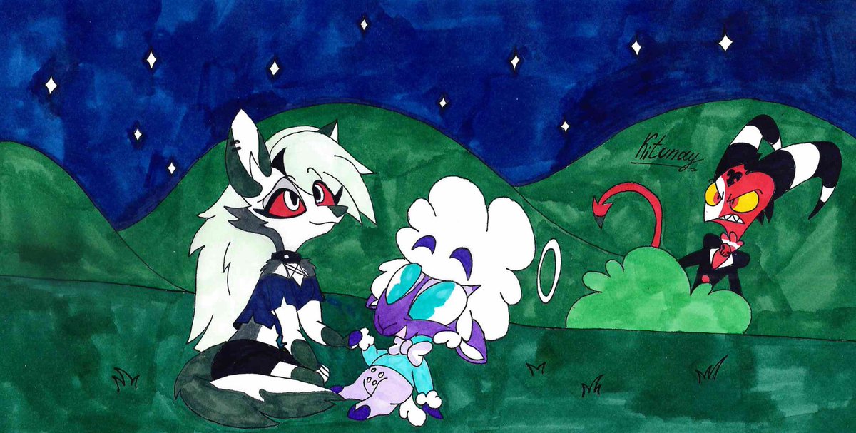StanislavN95224's tweet photo. So, another work on #Colloona. Thanks to @JineZaroo for the idea. #Razzlin is still forever, but I like drawing Collin with Loona.
#helluvaboss #helluvabossfanart #helluvabosscollin #helluvabosscolloona #helluvabossloona #helluvabosscollinxloona #collinxloona #helluvabossblitz https://t.co/q9pdRlNwFn