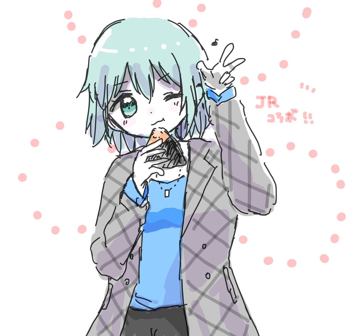 Hasu_yr1's tweet photo. JRコラボさやか❕
#まどマギ
#イラスト https://t.co/1KEcfYm8AM