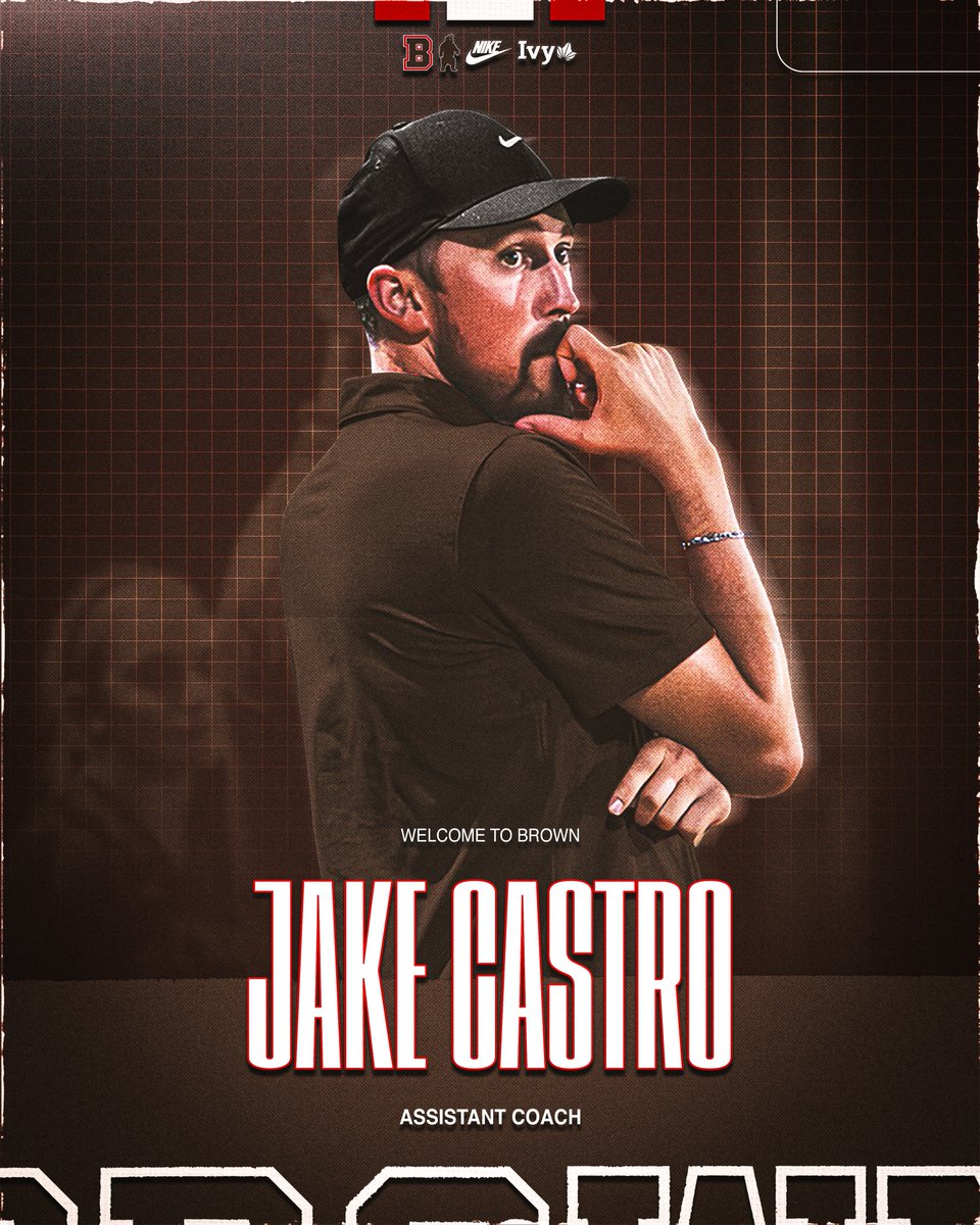 BrownU_WSoccer's tweet image. Welcome to Brown coach Castro. Jake Castro joins the BWS coaching staff after a season at Barry University

#EverTrue