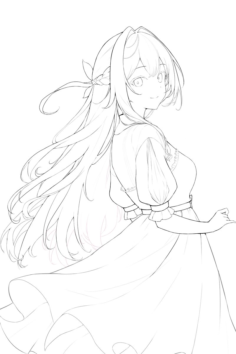 Merinn5's tweet image. 作業過程です!😊