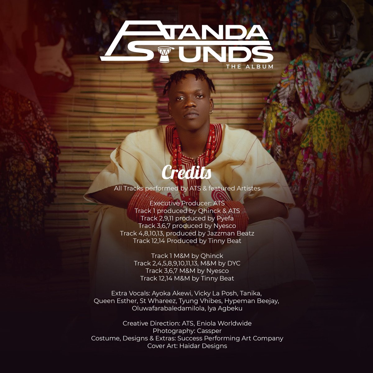 AtandaSounds's tweet photo. A moment in time.
A sound from the soul.
A story that can’t be erased.

ATANDA SOUNDS (The Album) 💿
Now streaming on all platforms worldwide 🌍🔥📌

🔗 https://t.co/cO7iSMJQJb

This is not a drop.
This is a timestamp in my journey. 🪖💪🏾

#ATS #AtandaSounds #Afrobeats #ATSmusic https://t.co/MSzTZdNmMQ
