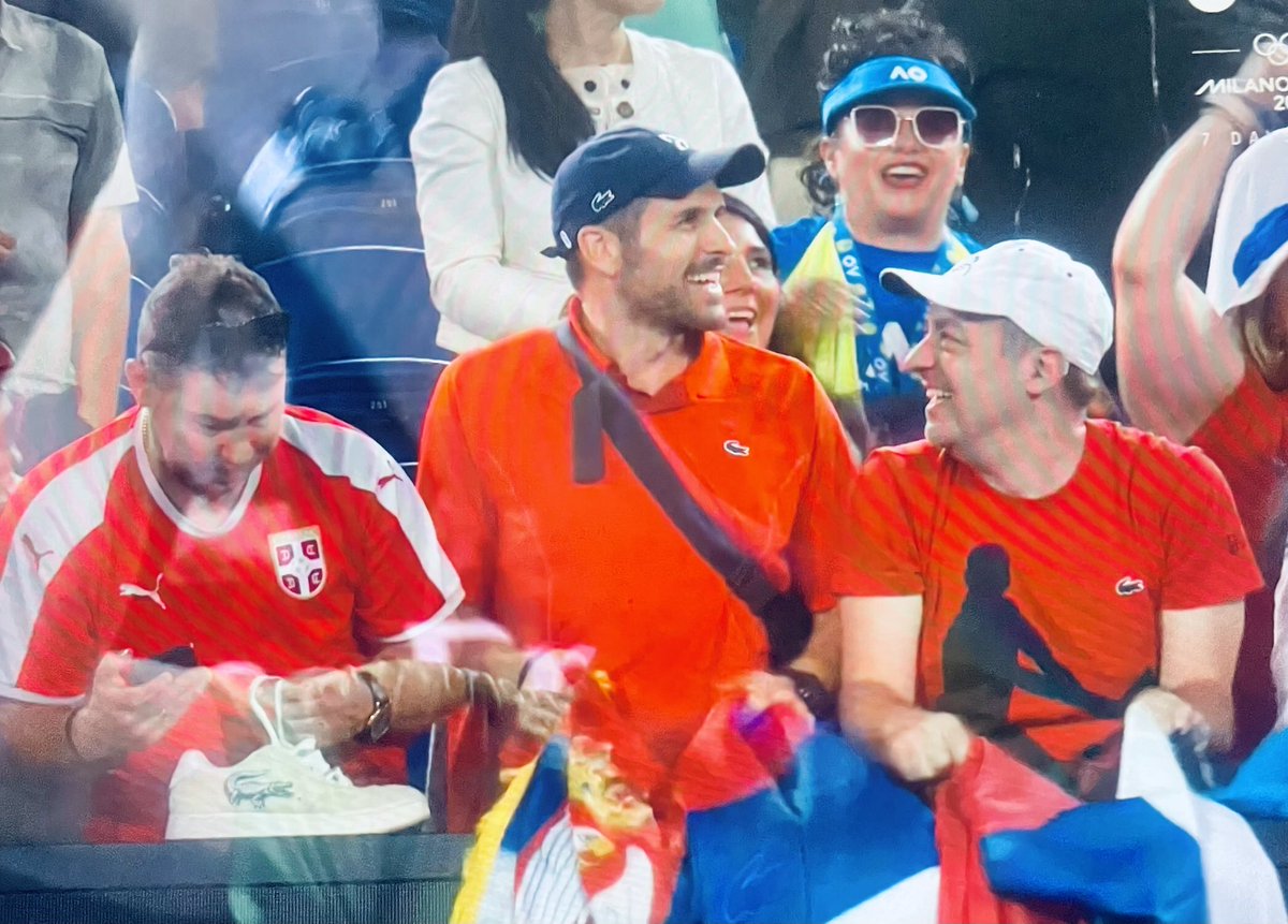DjokovicUk's tweet photo. Crying with joy!

Never mind the age, he went toe 2 toe &amp; WON v Sinner in 5!

Never known Nole lost for words in on court interview 😂

He praised the crowd, said it’s the best ever atmosphere in 🇦🇺 

Novak Djokovic, you are a STAR ⭐️ 

#NoleFam #djokovic𓃵 #AO26 #DjokovicSinner https://t.co/sZEOC3Qzll
