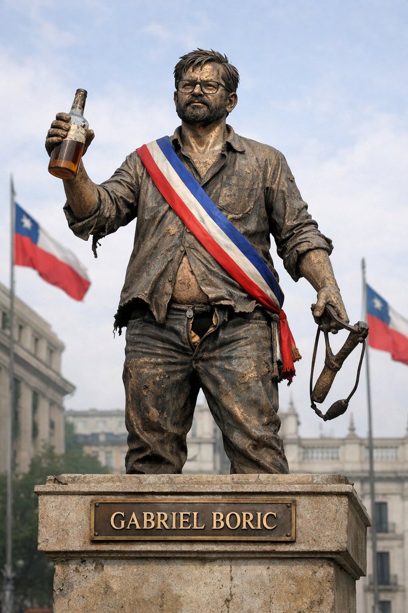 rockdrigo27's tweet image. Cuando hagan la estatua de Boric