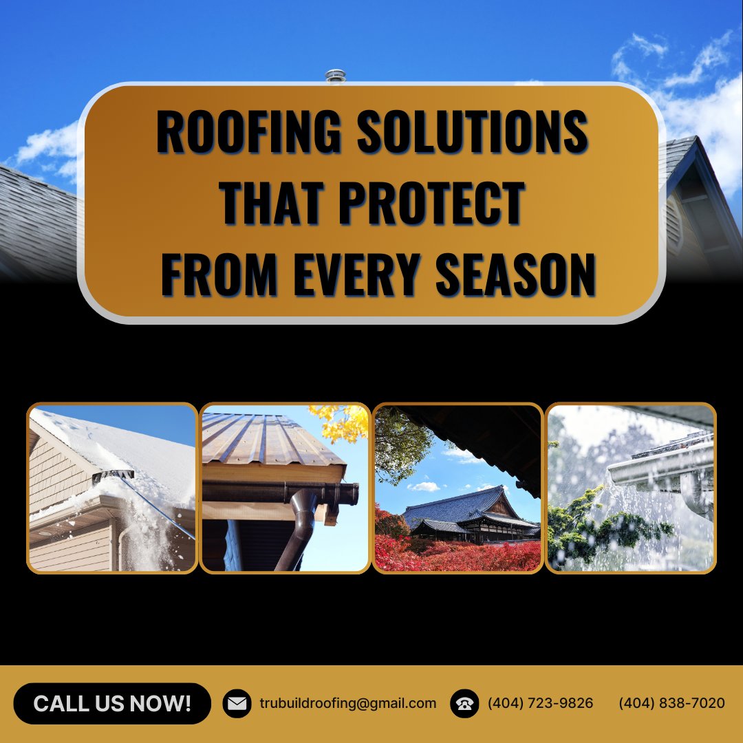 trubuildroofing's tweet image. Your roof does more than top off your home — it protects everything beneath it. TruBuild delivers roofing solutions built for durability and peace of mind.

Construction company in Georgia, (404) 723-9826      (404) 838-7020  #RoofingExperts #HomeProtection #TruBuild