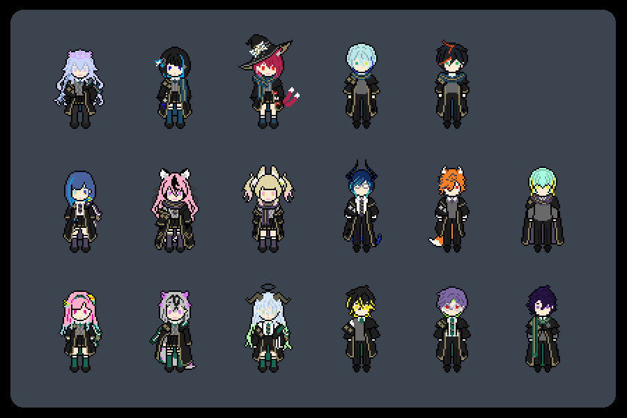 せっかくなので全員分！

#ゆにれいど魔法学園