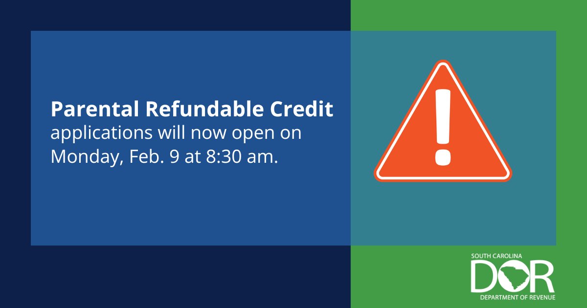 SC Dept. of Revenue tweet media