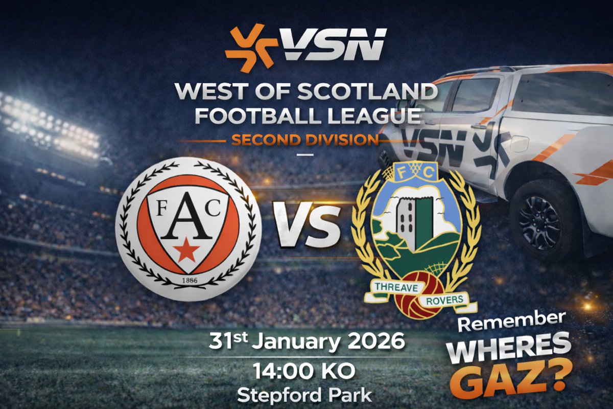 vsnsport's tweet image. This weekend I am off to Stepford Park for a wee VSN SPORT Derby! Get along to support your local team!

⚽️@OurAshfield vs @ThreaveRoversFC 
📍Stepford Park 
⏲️14.00 KO
🍾Presented By Gaz! 
Remember Where's Gaz👀📸🛻

📸#vsnsport #fueledbyvsn #jointherevolution #wheresgaz