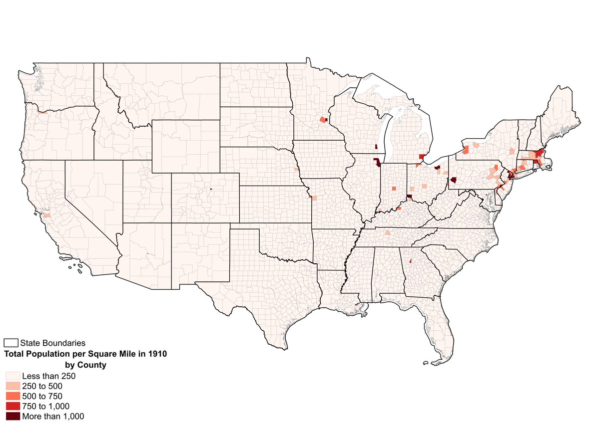 chi_urbanist's tweet image. America's population density in 1910