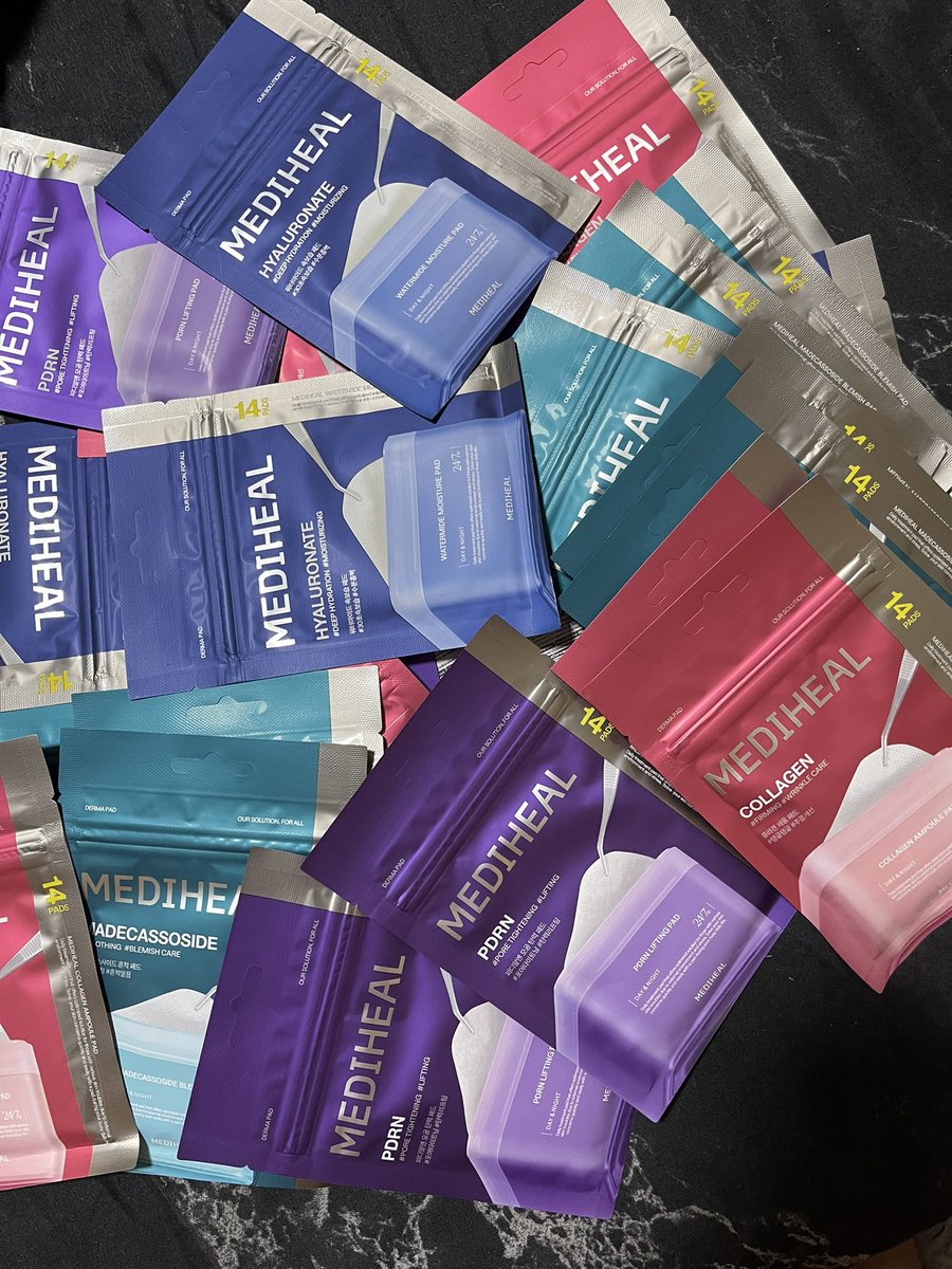 418October's tweet photo. 💥 WTS  — พร้อมส่ง 💥
MEDIHEAL แบบซอง (14pads) 

— Collagen ชมพู           =  6 ซอง
— Watermide น้ำเงิน    =  6 ซอง
— PDRN Lifting ม่วง    =  8 ซอง
— Madecassoside  ฟ้า    = 10 ซอง

💌 ซองละ 50.-  /  ส่งฟรี

#MEDIHEALFOURTH #โฟร์ทดิฮีล 
#Fourthnattawat #ตลาดนัดgmmtv https://t.co/jEIt16sons