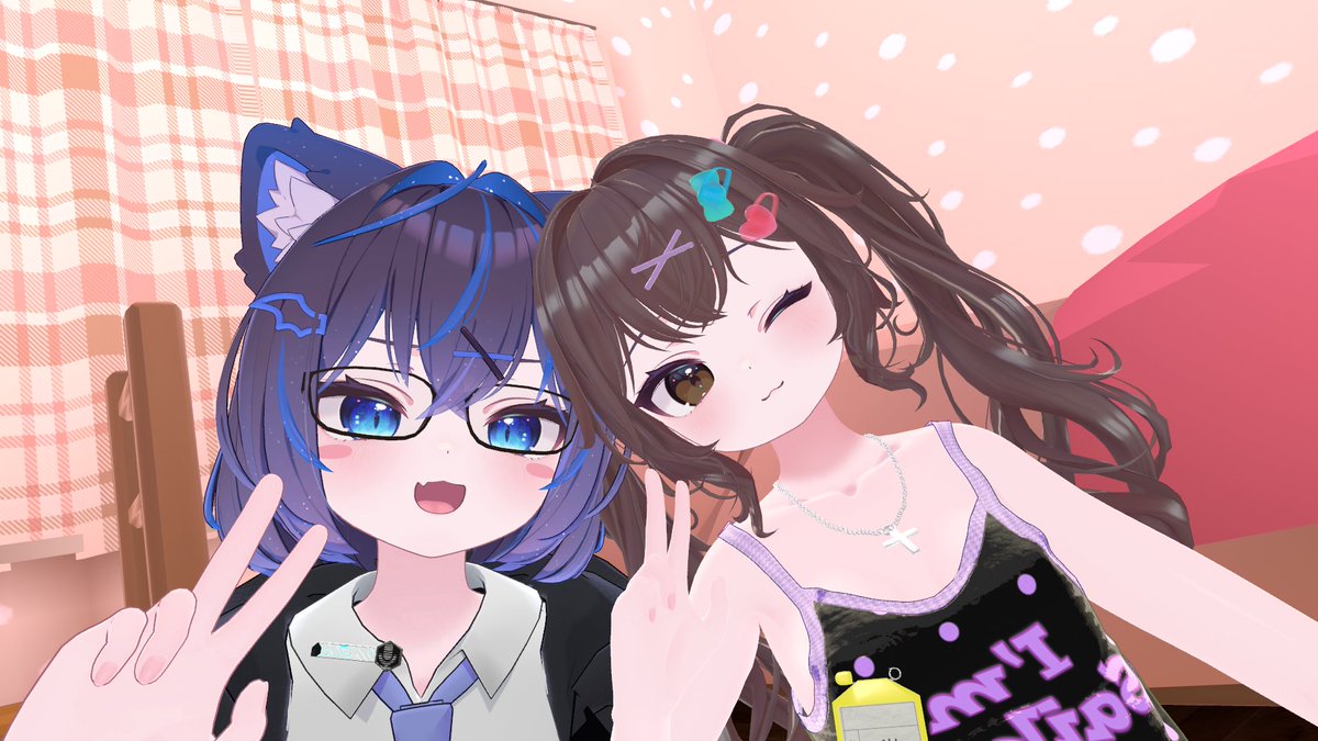 MuSan_VRC's tweet image. こんばんは　むーさんです
今日は楽しみにしていた　イベント
「おうちめすがき」に初めて参加してみました～
いや～すごくよかった～　ん～　とてもよかった！
また行きたいね！次は負けないからな！
ではおやすみなさい！　むーさんでした～
 #おうちめすがき