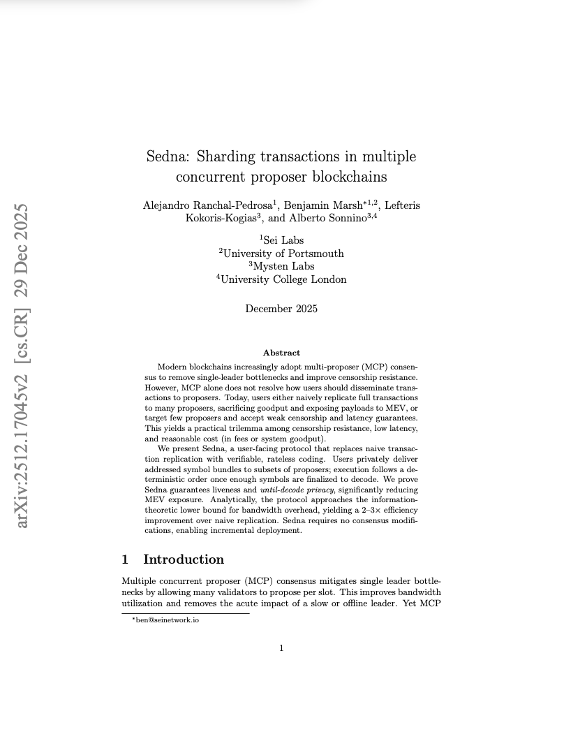 we're all arguing about who does the most TPS

meanwhile EIGHTY PERCENT of the transactions on some of the biggest chains are junk duplicates

mcp consensus is the key to building next-gen blockchains, but it's vulnerable to duplication

in this paper we solve that