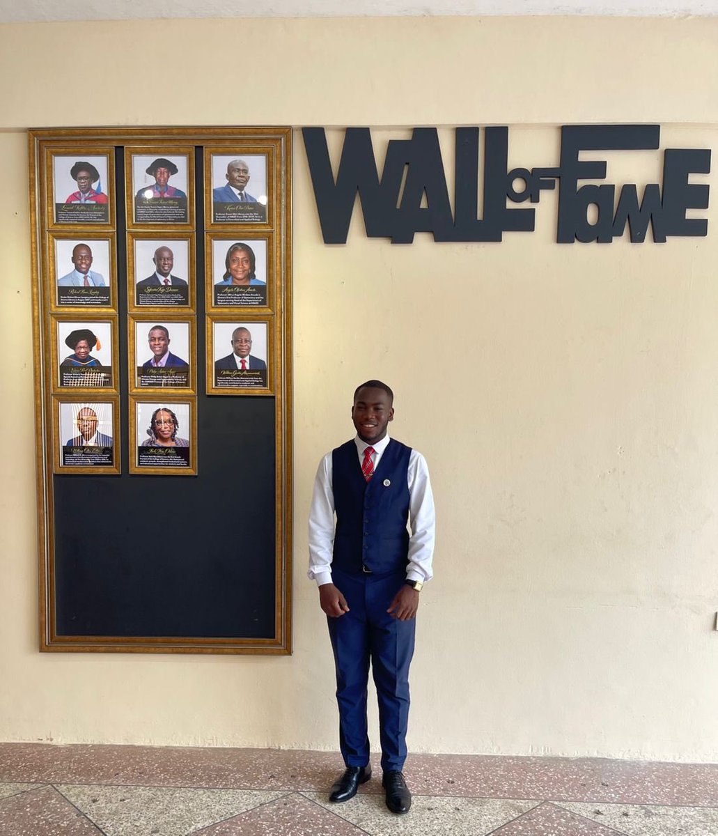 thescisaknust's tweet image. The College of Science(CoS)  has officially unveiled a Wall of Fame, celebrating excellence and recognizing outstanding contributions within the college. A proud moment for the entire management and student body.

#ThisIsSCISA    #KNUST