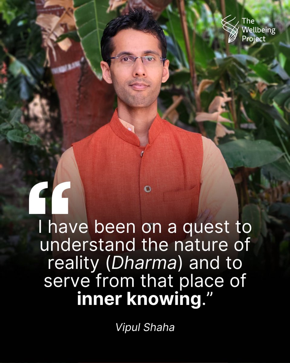 TheWellbeingP's tweet photo. “Ecological belonging begins with belonging to ourselves.” – Vipul Shaha

🌱 We’re honored to spotlight Vipul Shaha, psychotherapist, educator & nature facilitator from Pune, India, in our Community Member Spotlight series.

🌍 Vipul’s work weaves mindfulness, indigenous wisdom & nature-based therapy—inviting us into a journey of homecoming with the living Earth.

🔗 Read Vipul Shaha's Ecological Belonging journey here: 
https://t.co/KhGE8kXVVe

#EcologicalBelonging #Mindfulness #NatureConnection