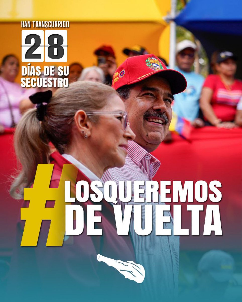 #EnPazNosotrosVenceremos | Los queremos de vuelta 🇻🇪

<a href="/dcabellor/">Diosdado Cabello R</a> 

#30Ene