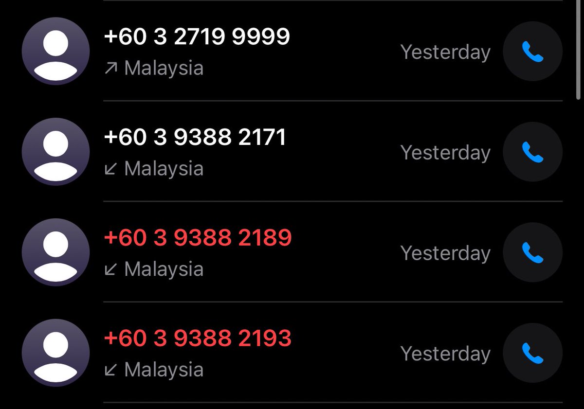 kanzools's tweet photo. pastu mati. aku pun apa lagi google lah nombor aeon service and terus tanya kalau nombor2 ni, nombor diorg. pastu org tu kata, 

“encik, kalau takde tunggakan apa2, lebih baik jangan jawab panggilan drpd nombor2 ni. sebab saya check nombor diorg mmg takde dalam sistem kami.” https://t.co/yFPBU3dGmj