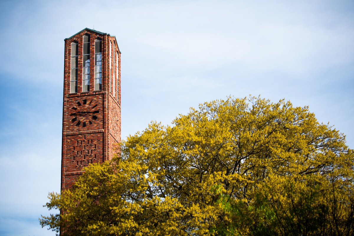 Every day at 5 pm, the iconic George D. Perry Carillon Tower plays MSU's beloved “Hail State" fight song. Literal music to our ears. 🤍
