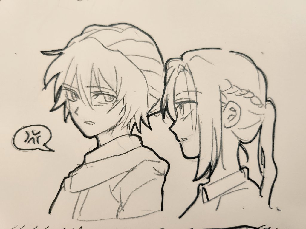 ilovssosa's tweet image. 소우사라 낙서 sousara