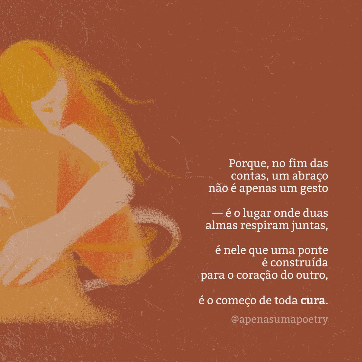 CarlaMariene's tweet photo. Anatomia do abraço 
Parte 2 
Comenta aí se abraçar alguém hoje, como se sentiu? https://t.co/Ky9mqK7KxB